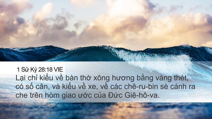 1 Sử Ký 28:18 VIE Bible Verse Image