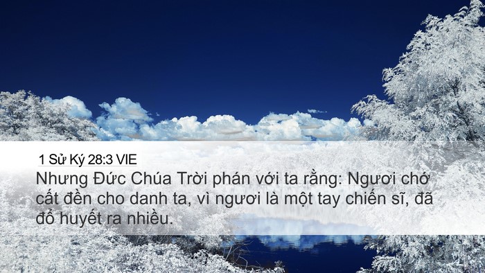 1 Sử Ký 28:3 VIE Bible Verse Image