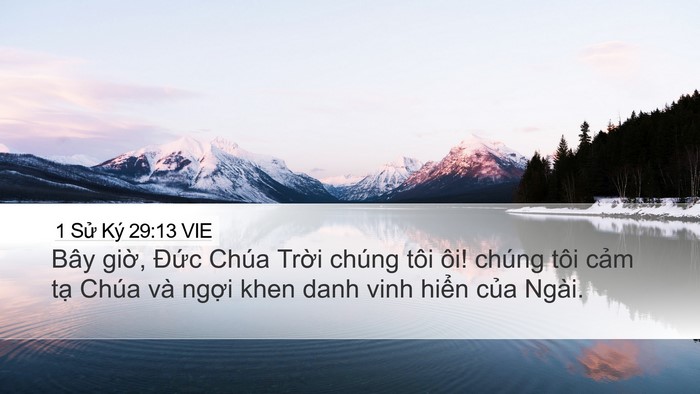 1 Sử Ký 29:13 VIE Bible Verse Image