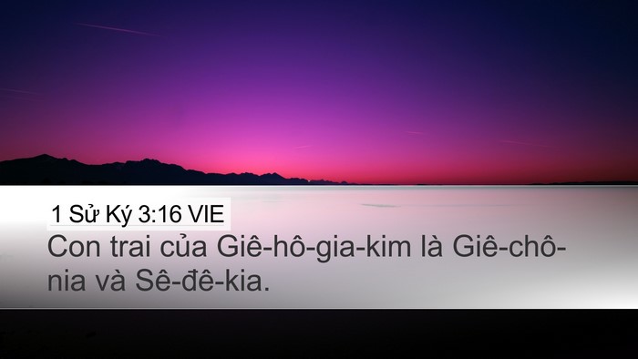 1 Sử Ký 3:16 VIE Bible Verse Image