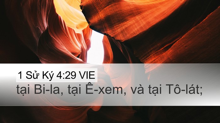 1 Sử Ký 4:29 VIE Bible Verse Image