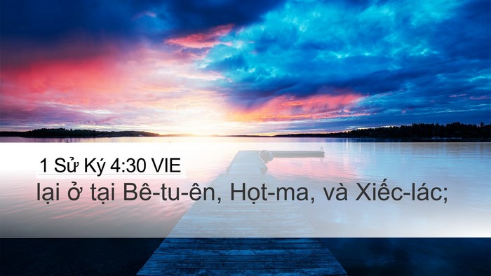 1 Sử Ký 4:30 VIE Bible Verse Image