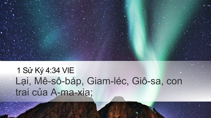 1 Sử Ký 4:34 VIE Bible Verse Image