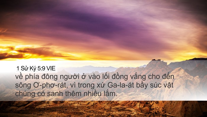 1 Sử Ký 5:9 VIE Bible Verse Image