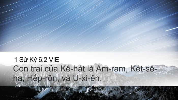 1 Sử Ký 6:2 VIE Bible Verse Image