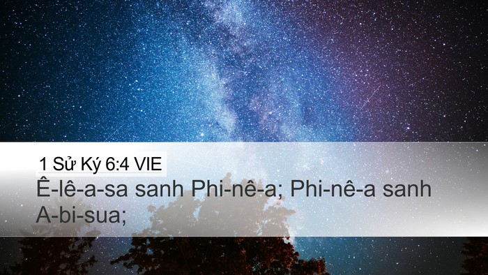 1 Sử Ký 6:4 VIE Bible Verse Image
