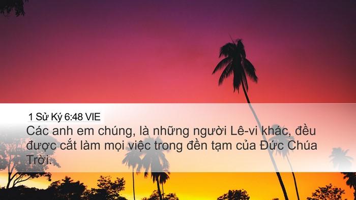 1 Sử Ký 6:48 VIE Bible Verse Image