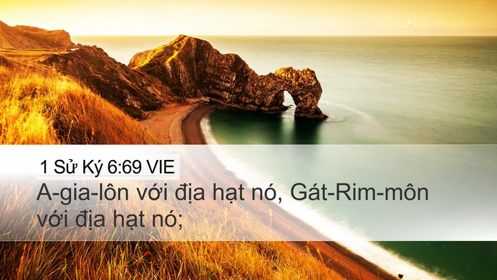 1 Sử Ký 6:69 VIE Bible Verse Image