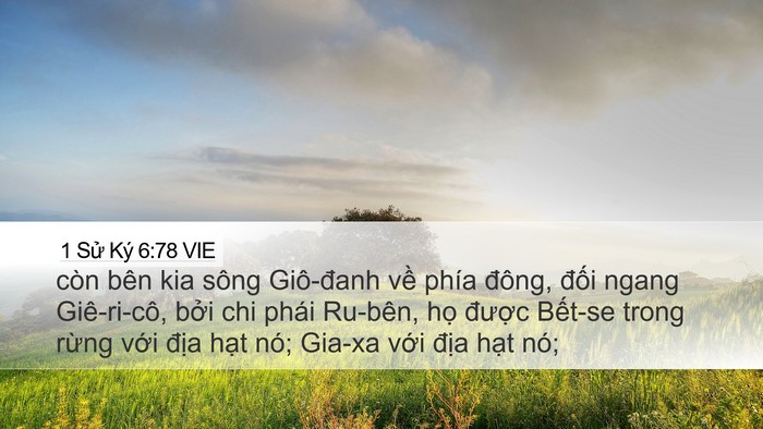 1 Sử Ký 6:78 VIE Bible Verse Image