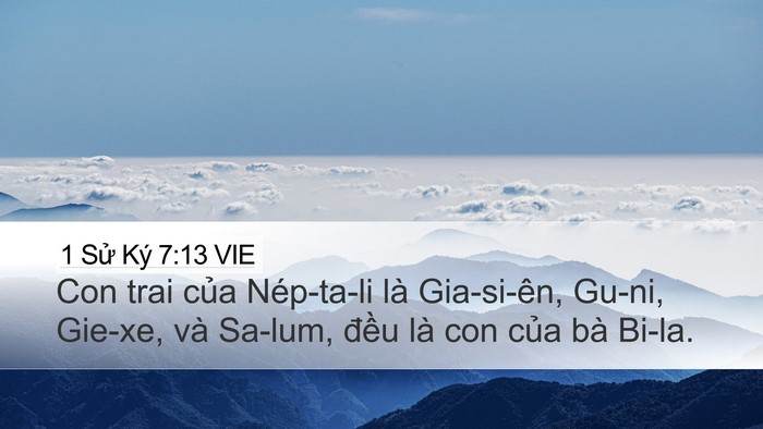 1 Sử Ký 7:13 VIE Bible Verse Image