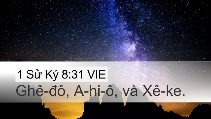 1 Sử Ký 8:31 VIE Bible Verse Image