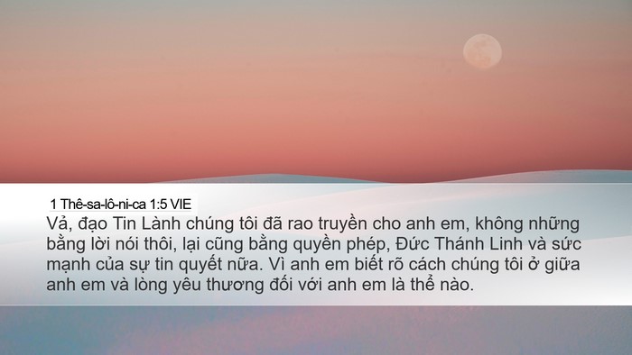 1 Thê-sa-lô-ni-ca 1:5 VIE Bible Verse Image
