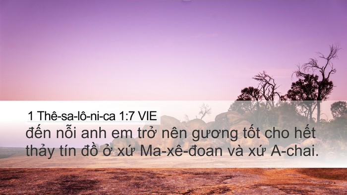 1 Thê-sa-lô-ni-ca 1:7 VIE Bible Verse Image