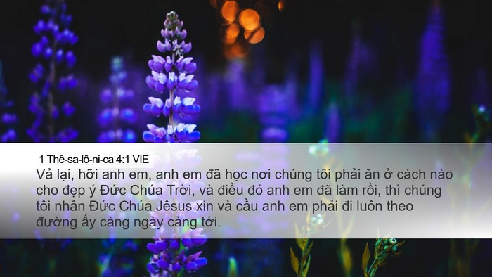 1 Thê-sa-lô-ni-ca 4:1 VIE Bible Verse Image