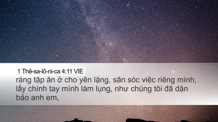 1 Thê-sa-lô-ni-ca 4:11 VIE Bible Verse Image
