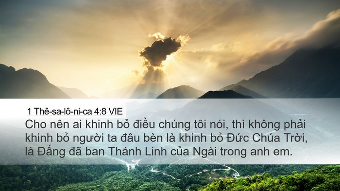 1 Thê-sa-lô-ni-ca 4:8 VIE Bible Verse Image