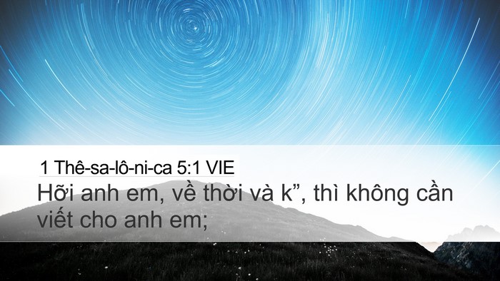 1 Thê-sa-lô-ni-ca 5:1 VIE Bible Verse Image