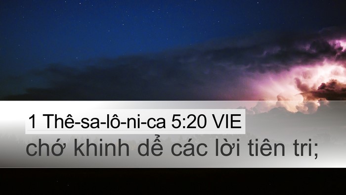 1 Thê-sa-lô-ni-ca 5:20 VIE Bible Verse Image