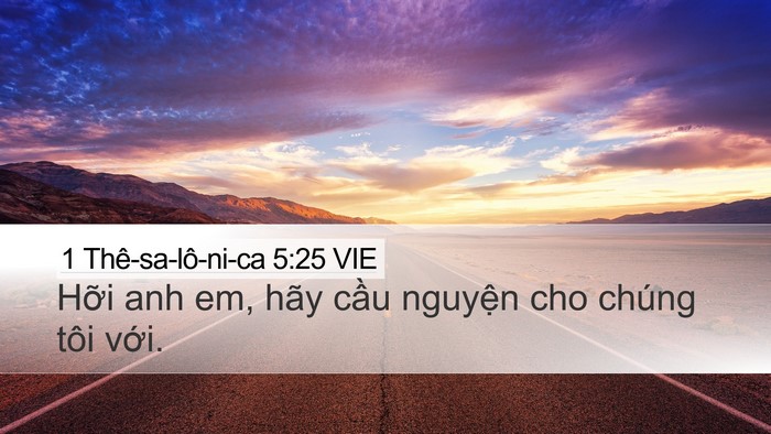 1 Thê-sa-lô-ni-ca 5:25 VIE Bible Verse Image
