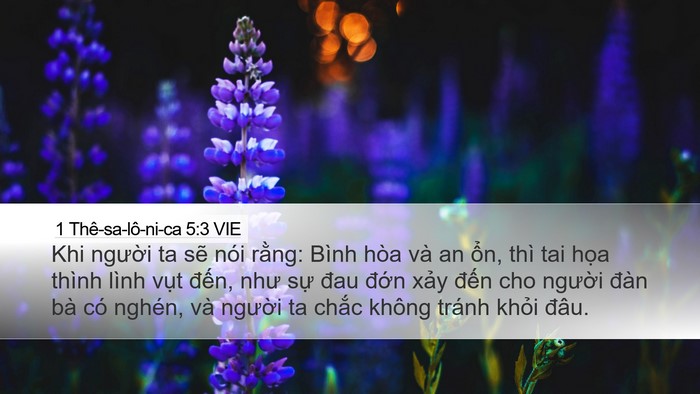 1 Thê-sa-lô-ni-ca 5:3 VIE Bible Verse Image