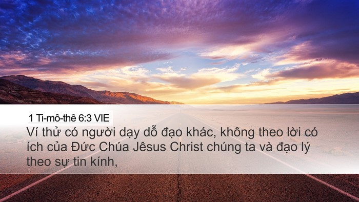1 Ti-mô-thê 6:3 VIE Bible Verse Image