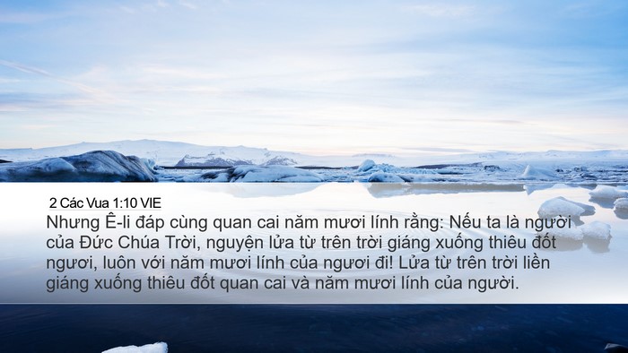 2 Các Vua 1:10 VIE Bible Verse Image