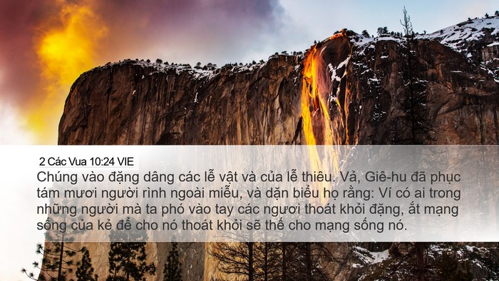 2 Các Vua 10:24 VIE Bible Verse Image
