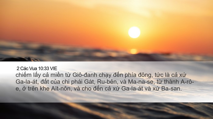 2 Các Vua 10:33 VIE Bible Verse Image