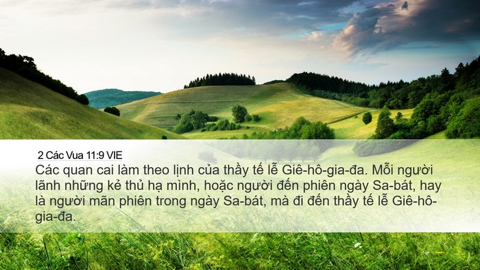 2 Các Vua 11:9 VIE Bible Verse Image