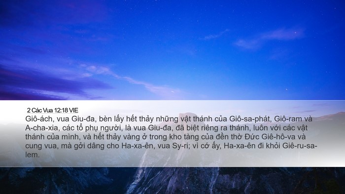 2 Các Vua 12:18 VIE Bible Verse Image