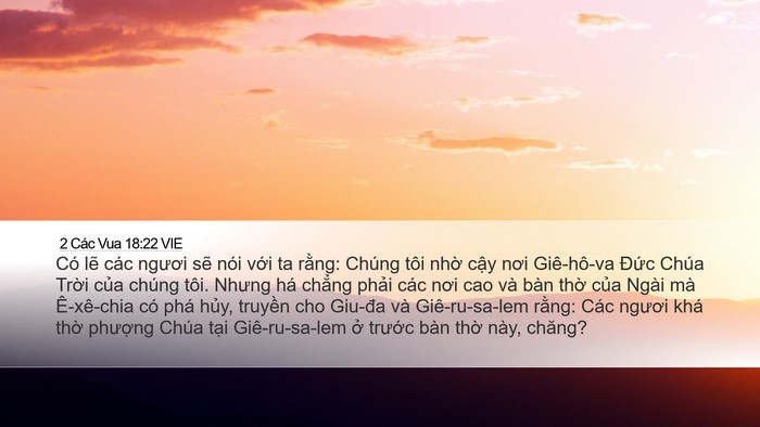 2 Các Vua 18:22 VIE Bible Verse Image