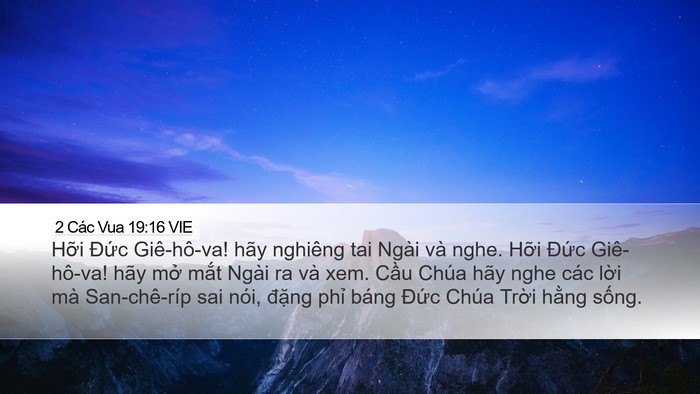 2 Các Vua 19:16 VIE Bible Verse Image