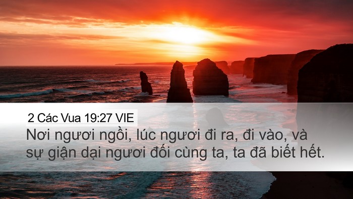 2 Các Vua 19:27 VIE Bible Verse Image