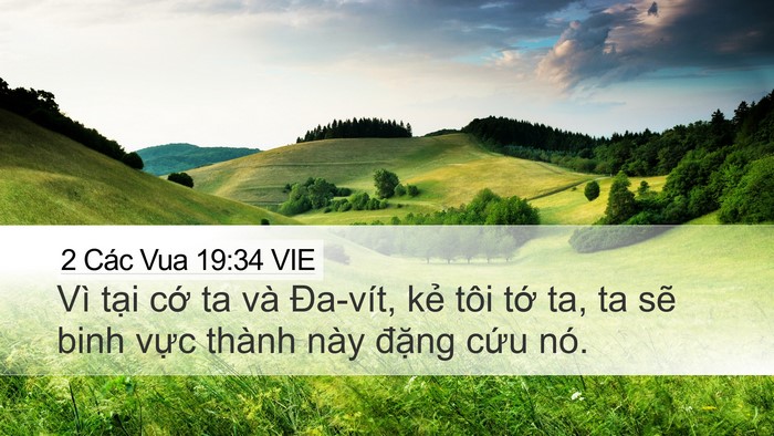2 Các Vua 19:34 VIE Bible Verse Image