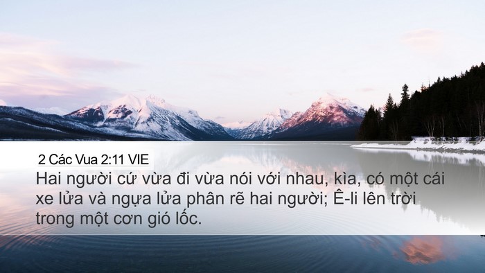 2 Các Vua 2:11 VIE Bible Verse Image