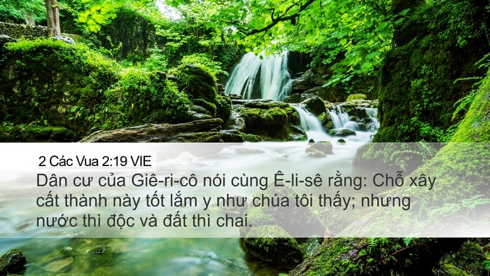 2 Các Vua 2:19 VIE Bible Verse Image