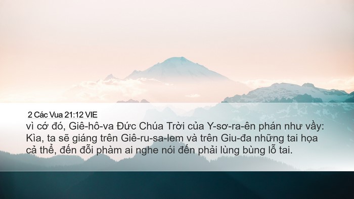 2 Các Vua 21:12 VIE Bible Verse Image