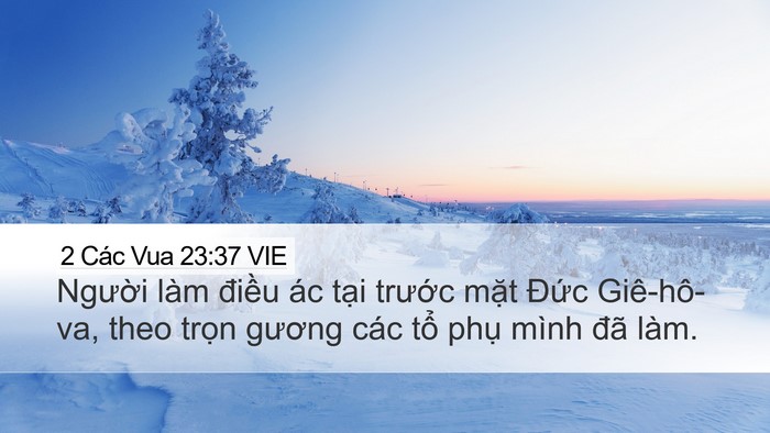2 Các Vua 23:37 VIE Bible Verse Image