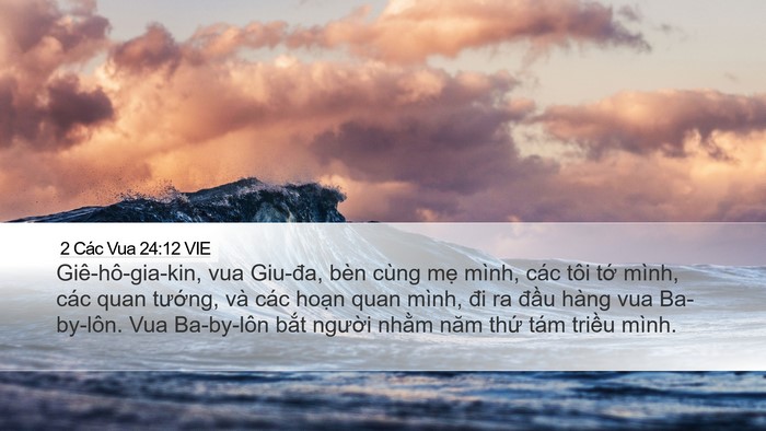 2 Các Vua 24:12 VIE Bible Verse Image