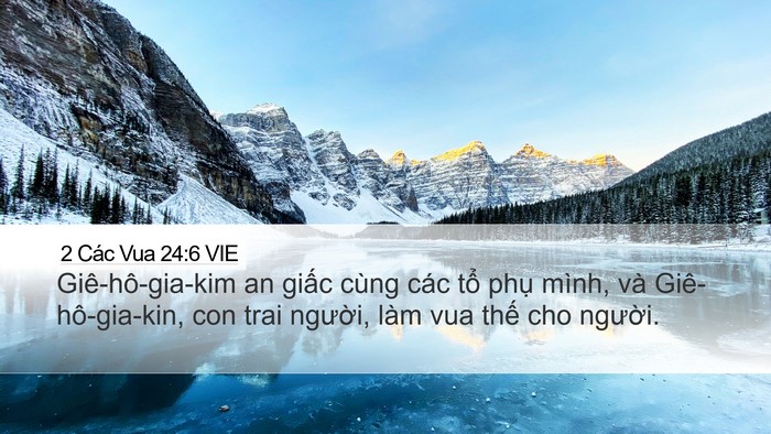 2 Các Vua 24:6 VIE Bible Verse Image