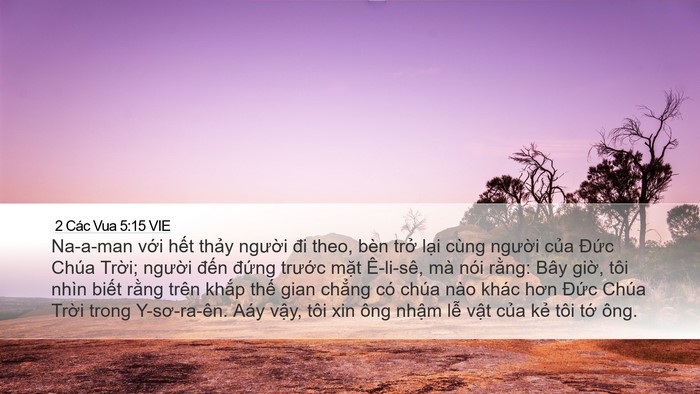2 Các Vua 5:15 VIE Bible Verse Image