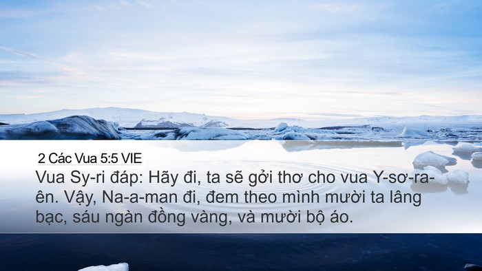 2 Các Vua 5:5 VIE Bible Verse Image