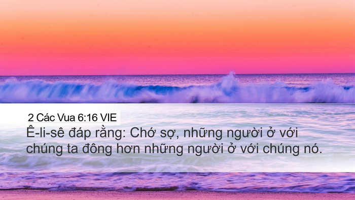 2 Các Vua 6:16 VIE Bible Verse Image