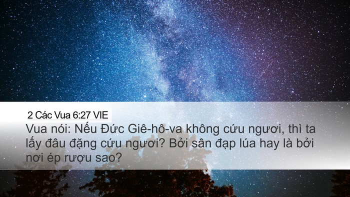 2 Các Vua 6:27 VIE Bible Verse Image