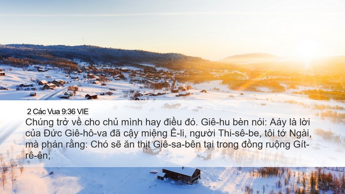 2 Các Vua 9:36 VIE Bible Verse Image