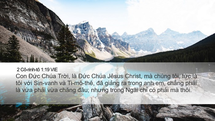 2 Cô-rinh-tô 1:19 VIE Bible Verse Image