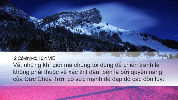 2 Cô-rinh-tô 10:4 VIE Bible Verse Image
