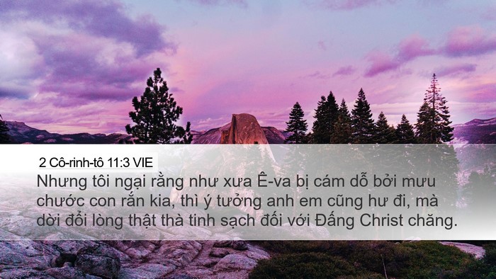 2 Cô-rinh-tô 11:3 VIE Bible Verse Image