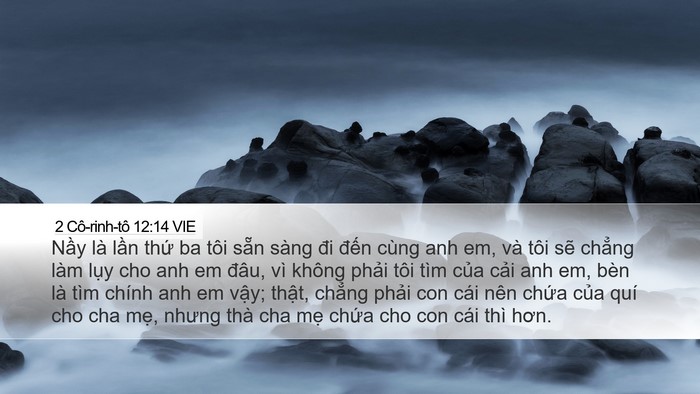 2 Cô-rinh-tô 12:14 VIE Bible Verse Image