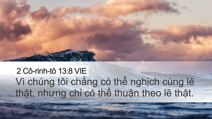 2 Cô-rinh-tô 13:8 VIE Bible Verse Image